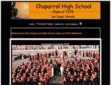 Tablet Screenshot of chaparral78.com